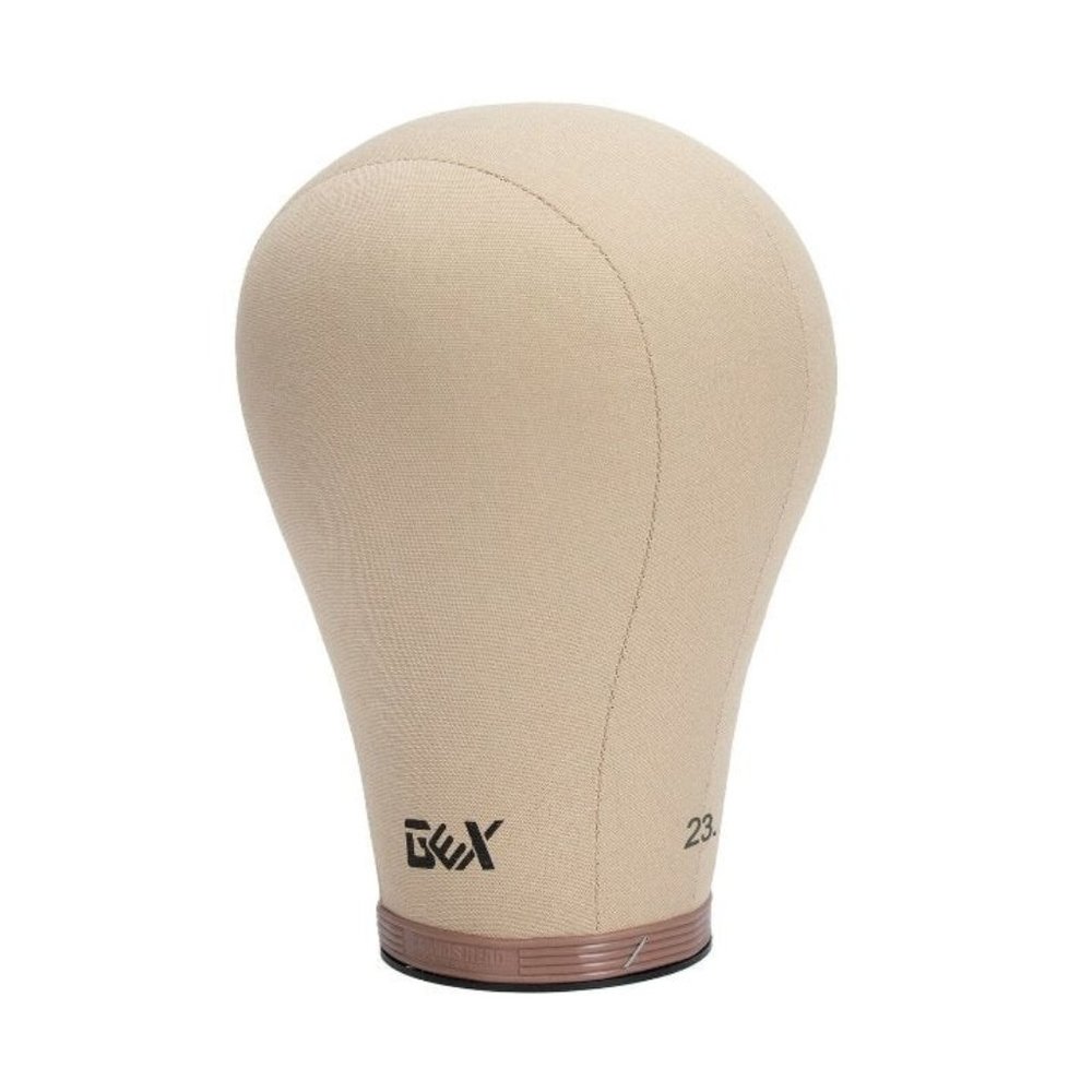GEX 20"-24"Cork Canvas Block Wig Display